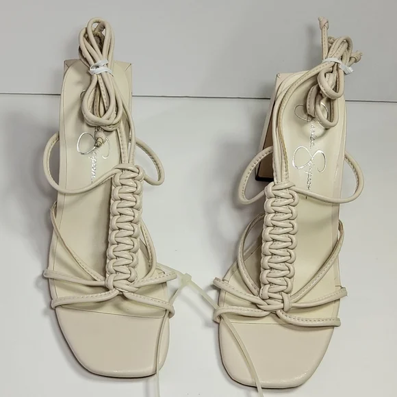 Jessica Simpson Women's Maena Ankle Wrap Sandal Heeled - Picture 8 of 16